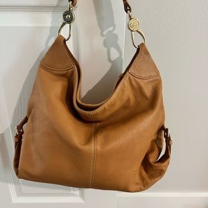 Dooney & Bourke leather large hobo bag